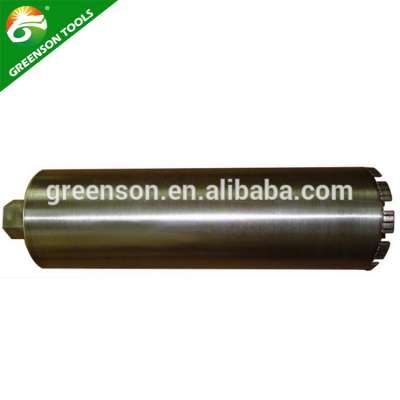 Durable working life diamond core drill bit with segment for reinforced concrete