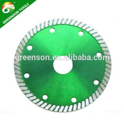 First class quality fast cutting continuous rim turbo diamond saw blade with satisfying price