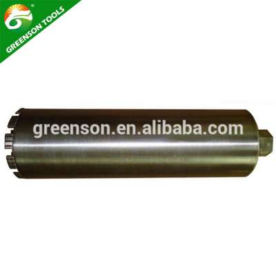 Diamond core drill bit for drilling and cutting reinforced concrete