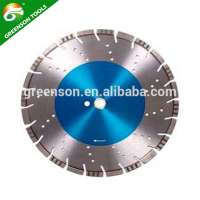 Laser welded turbo segment diamond saw blade for concrete road cutting