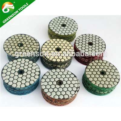 dry use diamond polishing pad for granite marble stone concrete tile