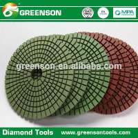 100mm *3mm wet polishing pads for granite and marble add water